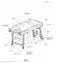 Fig. 02 - Rollaway storage cart with collapsible legs