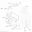 Fig. 01 - Protective, sound absorbing, and/or decorative device for covering earpiece of headphones and/or earphones