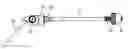 Fig. 01 - Bicycle quick release cam lever with biased closure