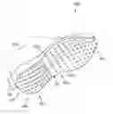 Fig. 01 - Article of footwear comprising a sole member with aperture patterns