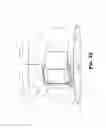 Fig. 06 - Asymmetrically releasable fastener system and cuff for use therewith