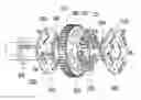 Fig. 01 - ALTERNATOR UNIT HAVING VIBRATION REDUCING DAMPER