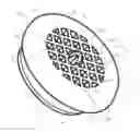 Fig. 01 - Grid element for an inhaler
