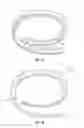 Fig. 02 - Wearable device with magnets magnetized through their widths or thickness