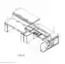 Fig. 08 - Height adjustable desk system
