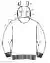 Fig. 01 - ARTICLE OF CLOTHING HAVING ADDITIONAL COVERINGS FOR A SINGLE INDIVIDUAL