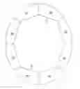 Fig. 01 - Oval shaped diamond cut having hearts and arrows pattern