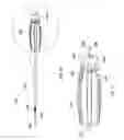 Fig. 10 - Implant placement systems and one-handed methods for tissue fixation using same