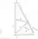 Fig. 02 - Swinging seat frame for mounting to any supportive vertical surface