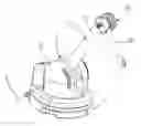 Fig. 01 - Motor driven articulated arm with cable capstan including a brake