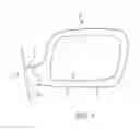 Fig. 02 - Exterior mirror assembly with actuator