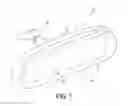 Fig. 02 - Interior rearview mirror assembly with full screen video display