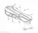 Fig. 35 - Securing mechanism for water craft fin