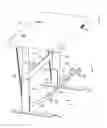 Fig. 01 - Electric height adjustable desk with synchronous moving mechanical footrest
