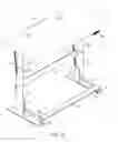 Fig. 03 - Electric height adjustable desk with synchronous moving mechanical footrest