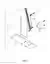 Fig. 08 - Electric height adjustable desk with synchronous moving mechanical footrest