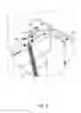 Fig. 09 - Electric height adjustable desk with synchronous moving mechanical footrest