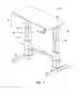 Fig. 02 - Height adjustable desk system and method