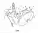 Fig. 02 - Vehicle transaxle and parking actuator assembly
