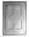 Fig. 01 - Thermoformed container having a wicking layer interposed between differently-shaped opposed faces and methods of making the same