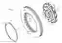 Fig. 01 - Floating rotor disc/hub with retention ring fastener