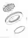 Fig. 02 - Floating rotor disc/hub with retention ring fastener