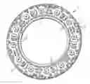 Fig. 01 - Brake disk comprising cooling elements