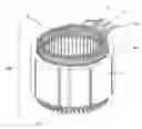 Fig. 01 - Rotary electric machine having insulator material filled between conductive bodies
