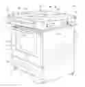Fig. 01 - Range with suspended cooktop