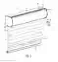 Fig. 02 - Static mitigation end cap for a covering for an architectural opening