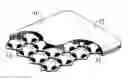 Fig. 01 - Energy absorbing and displacing structure for body protective padding