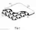 Fig. 02 - Energy absorbing and displacing structure for body protective padding
