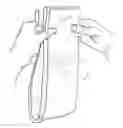Fig. 01 - Sanitary Napkin and Method of Use