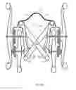 Fig. 27 - Collapsible manual wheelchair system for improved propulsion and transfers