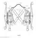 Fig. 30 - Collapsible manual wheelchair system for improved propulsion and transfers