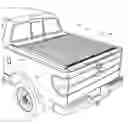 Fig. 01 - Retractable truck bed cover having slat array with flexible joiner members and shielded seams