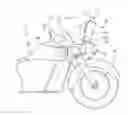 Fig. 01 - Motorcycle fairing support member and assembly and method of supporting a motorcycle fairing