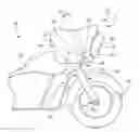 Fig. 01 - Motorcycle fairing adjustment member and assembly and method of adjusting a motorcycle fairing