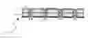 Fig. 01 - Bobbinless sewing machine and stitch