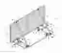 Fig. 01 - Portable fence system for sporting events and security applications