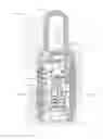 Fig. 11 - Padlock with fully integrated dual locking mechanism with reset mechanism