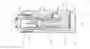 Fig. 10 - Hinge assembly for an insulated glass door
