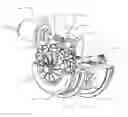 Fig. 01 - Balanced vanes and integrated actuation system for a variable geometry turbocharger