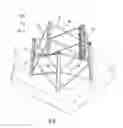 Fig. 04 - System and method for assembling tower sections of a wind turbine lattice tower structure