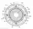 Fig. 01 - Hydraulic pump having a cylindrical roller within a housing having an inlet gallery and an outlet gallery formed in a circumferential outer surface of the housing