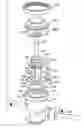 Fig. 01 - Rigid piston retrofit for a diaphragm flush valve