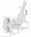 Fig. 07 - Rigid piston retrofit for a diaphragm flush valve