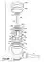 Fig. 10 - Rigid piston retrofit for a diaphragm flush valve
