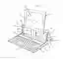Fig. 01 - Stand for a portable device with a graphic user interface display