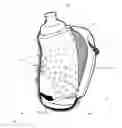 Fig. 01 - Illuminated bottle sleeve and mating bottle